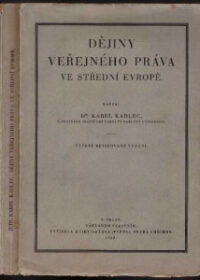 Dějiny veřejného práva ve střední Evropě