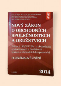 Nový zákon o obchodních společnostech a družstvech