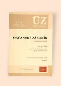 Občanský zákoník (novelizované znění) - rejstřík