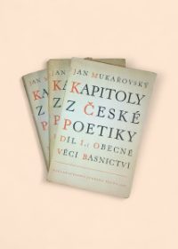 Kapitoly z české poetiky (I-III)