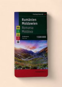 Rumänien, Moldawien - Romania, Moldavia - Strasskarte/Road map