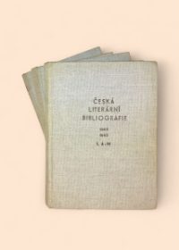 Česká literární bibliografie 1945-1963 (3 svazky)