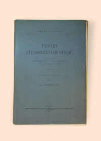 Tabulky stejnosměrných strojů, 2. část, sešit II.